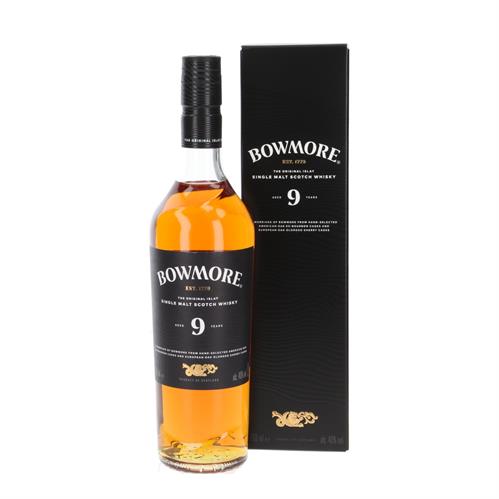 Whisky - Bowmore 9 års, 70 cl., 40%